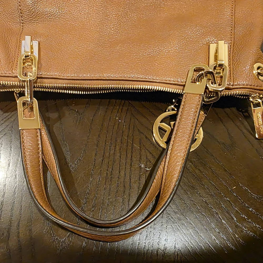 Michael Kors Small Brooke Bag w/Gold Hardware
